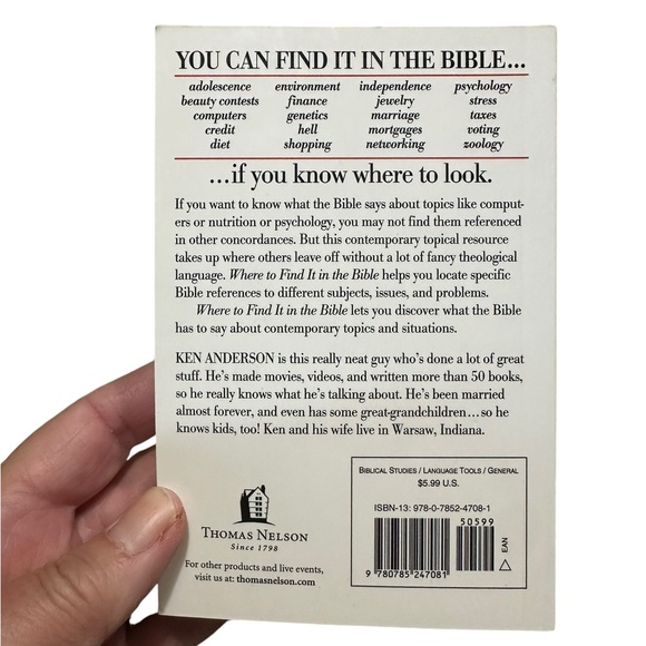 4/$20!!!   Where To Find It In The Bible Little Book - Picture 3 of 6